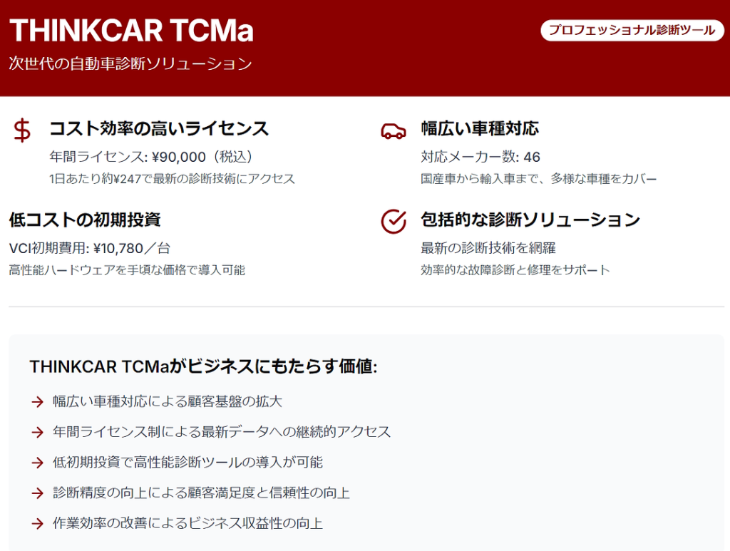 TCMaの特徴